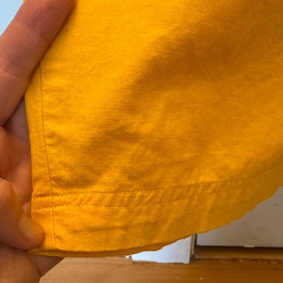 True Vintage 💛⚠️ 80s Yellow Button-Up Belted Dress - Picture 10 of 10